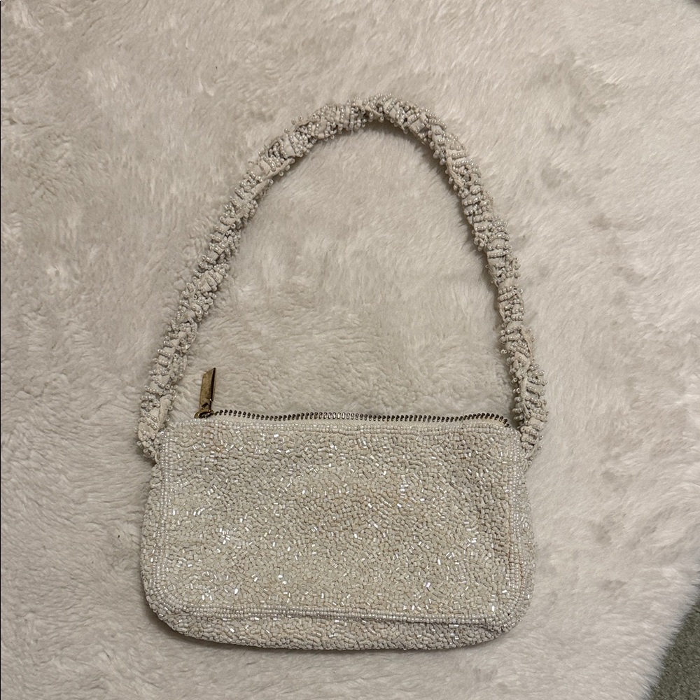 Zara Sparkling Cream Mini Bag